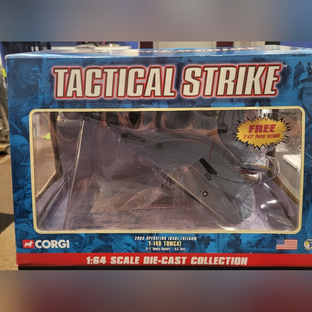 Corgi Tactical Strike F-14D Tomcat Fighter Jet